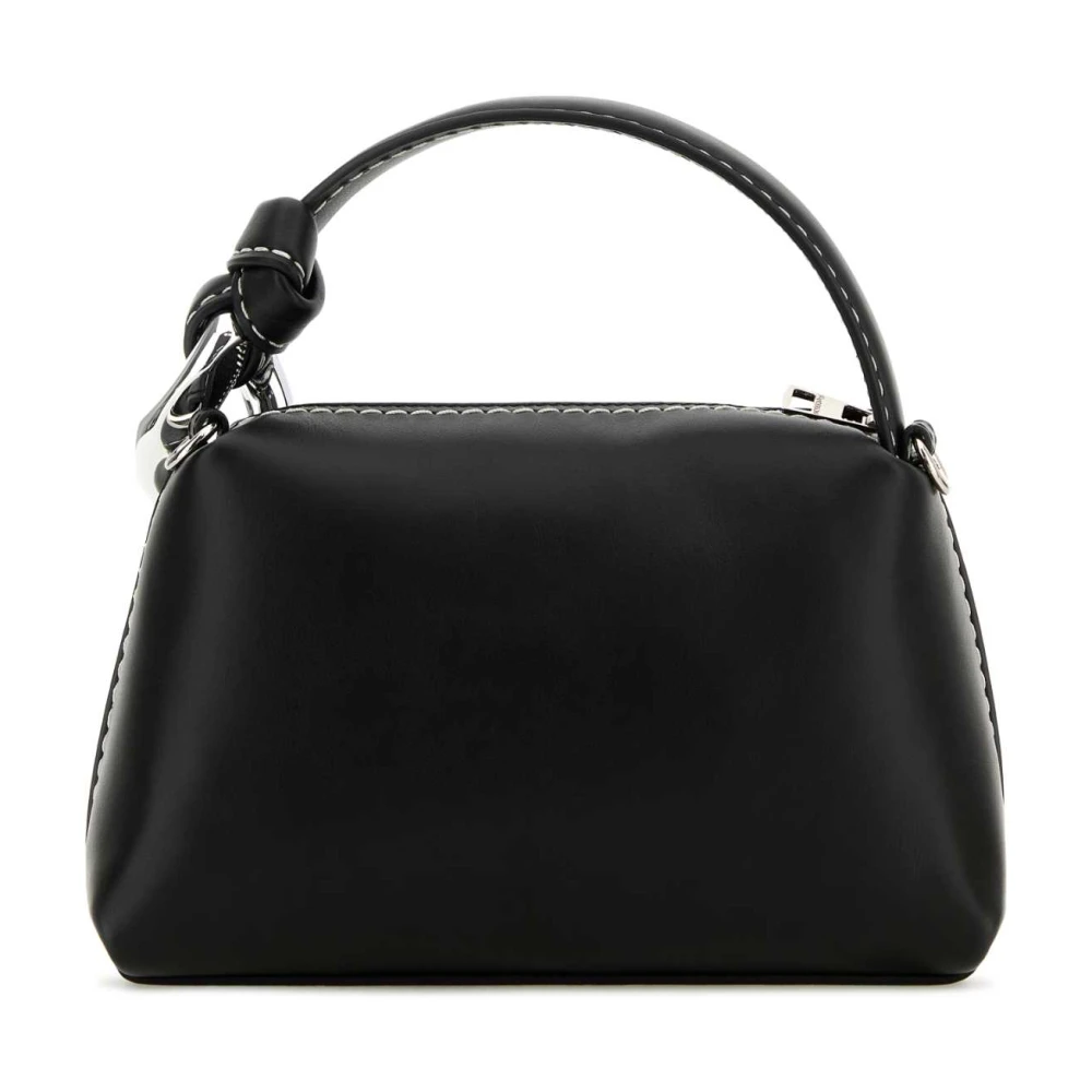 JW Anderson Zwarte Leren Kleine Hoek Handtas Black Dames