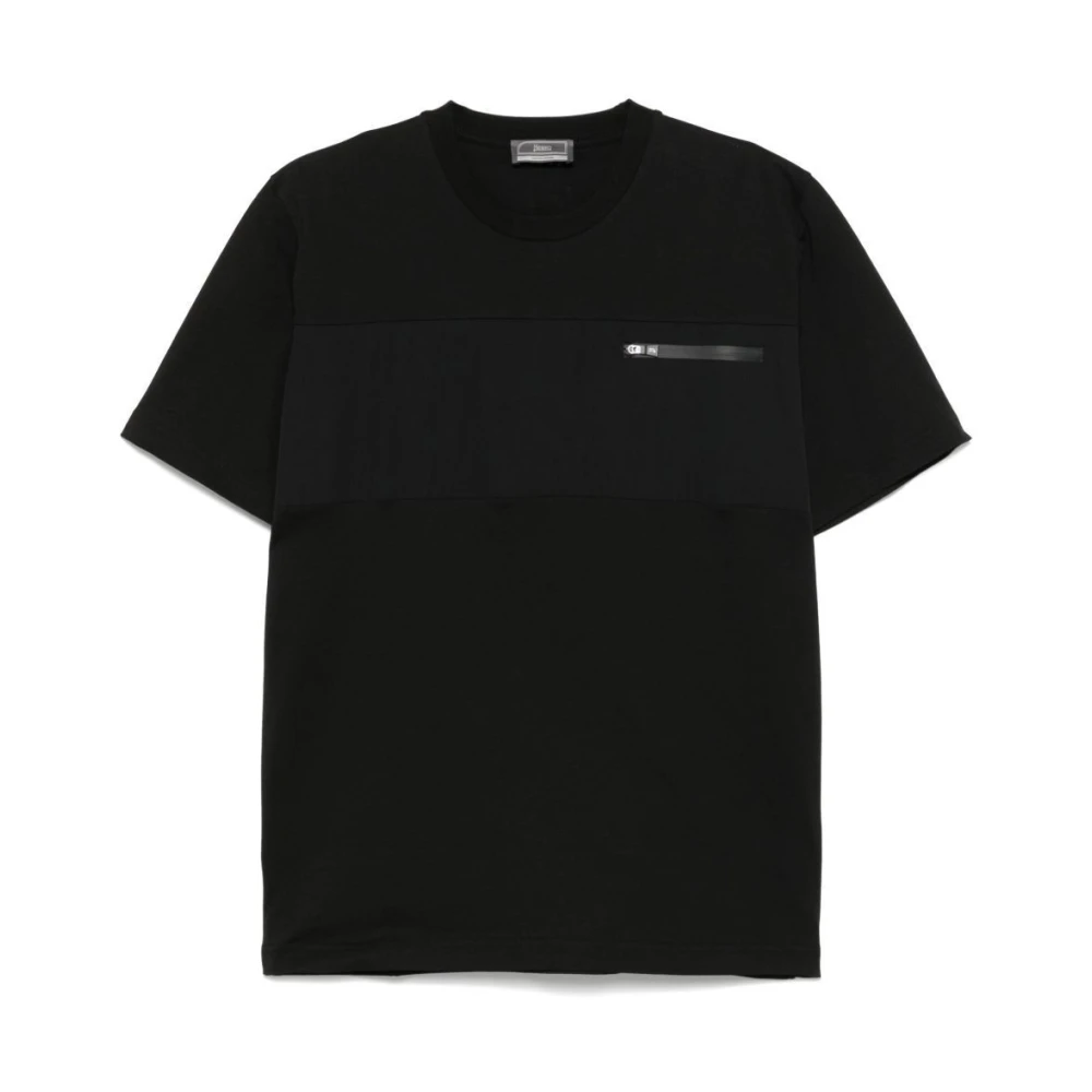Herno - Tops > T-Shirts - Black - Herno - Modalova