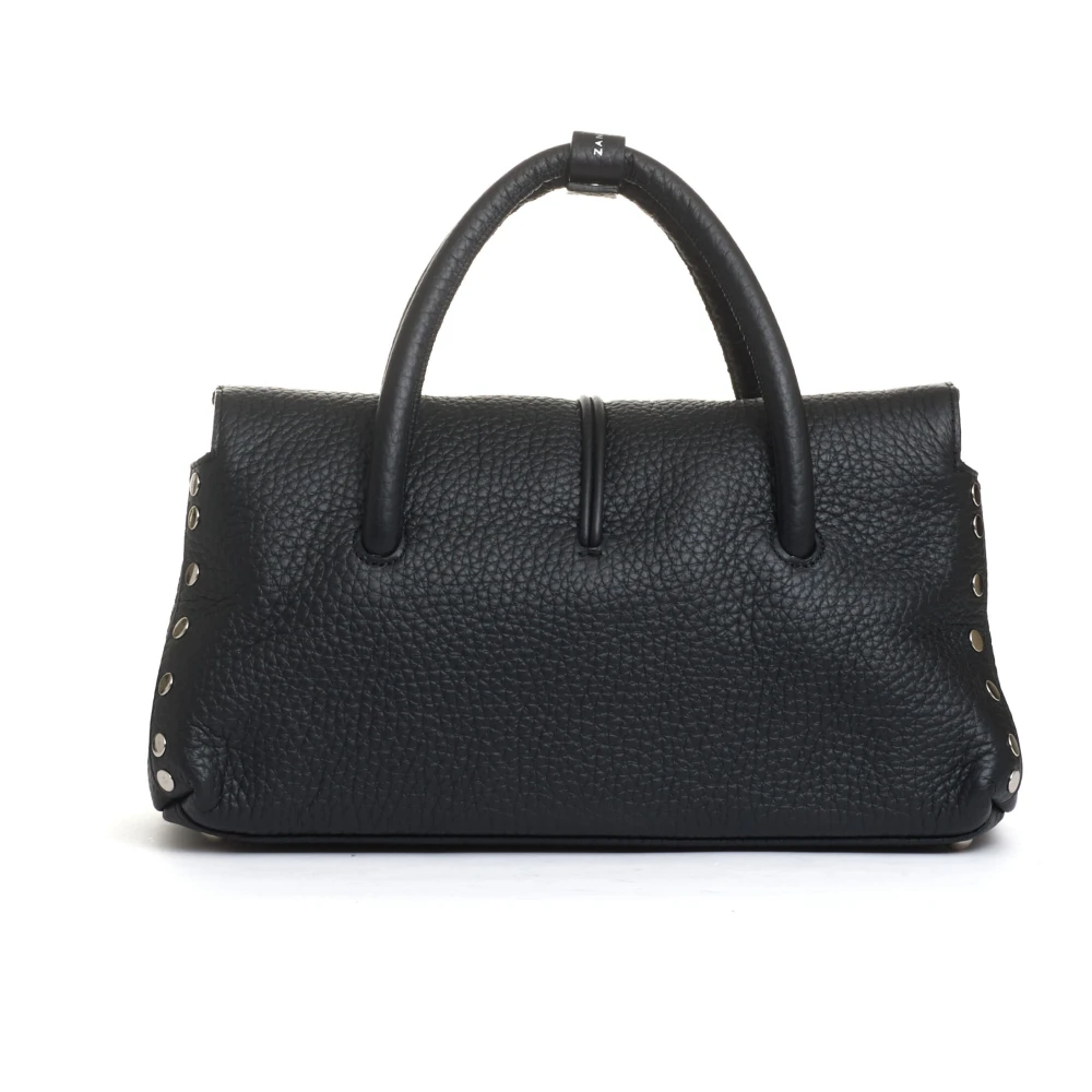 Zanellato Zwarte Dotta Centauro Dames Handtas Black Dames