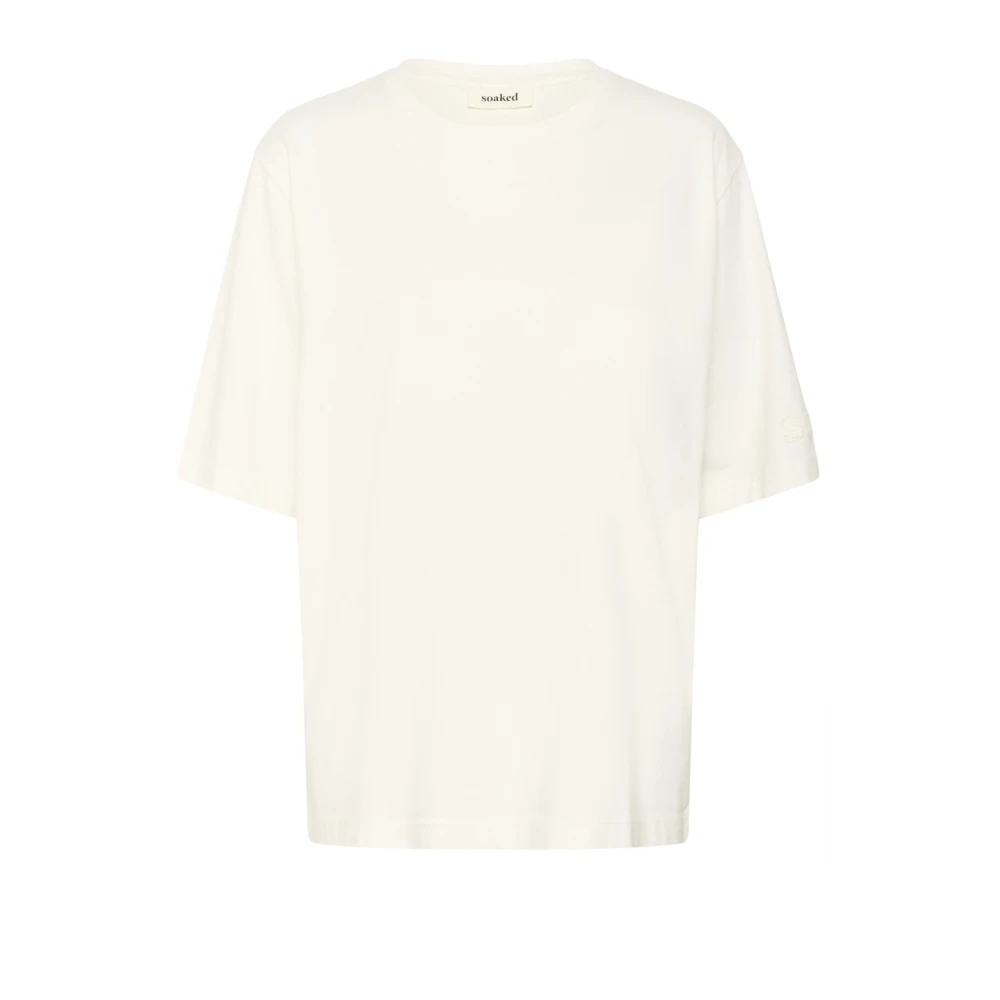 Soaked in Luxury Casual Tee Gebroken Wit White Dames