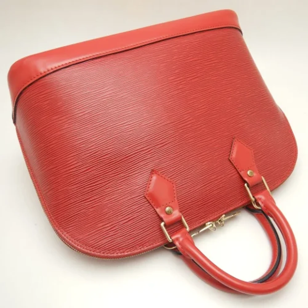 Louis Vuitton Vintage Pre-owned Leather handbags Red Dames