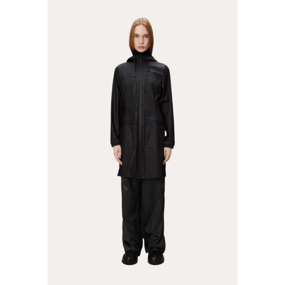 Rains Cargo Curve Jas Black Dames