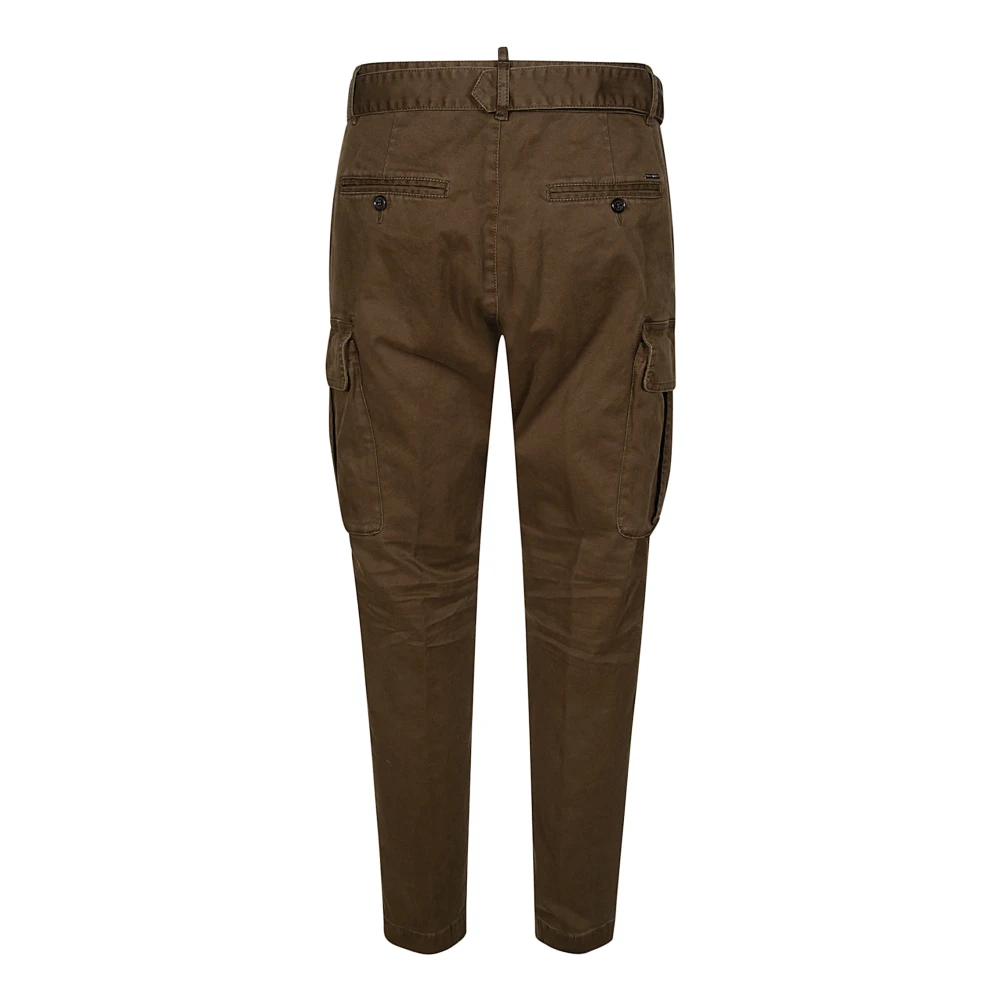 Dsquared2 Stijlvolle Pantalone voor Mannen Brown Heren