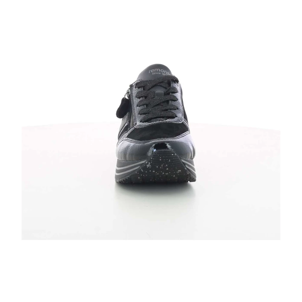 Remonte Zwarte Damessneakers Stijlvol en Comfortabel Black Dames