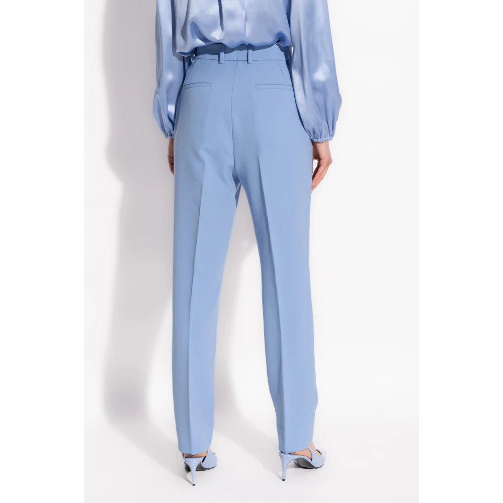 Dolce & Gabbana Wollen broek Blue Dames
