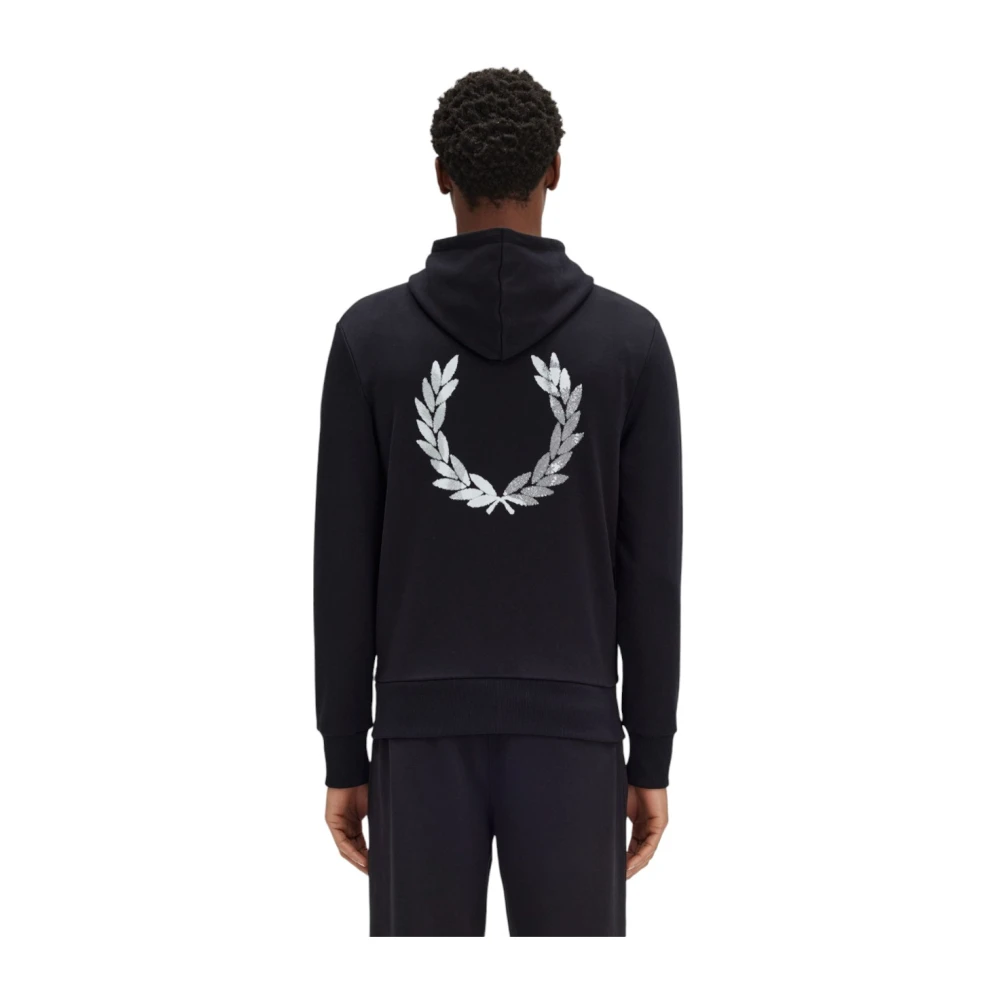 Fred Perry Stijlvolle Sweatshirt voor Mannen Black Heren