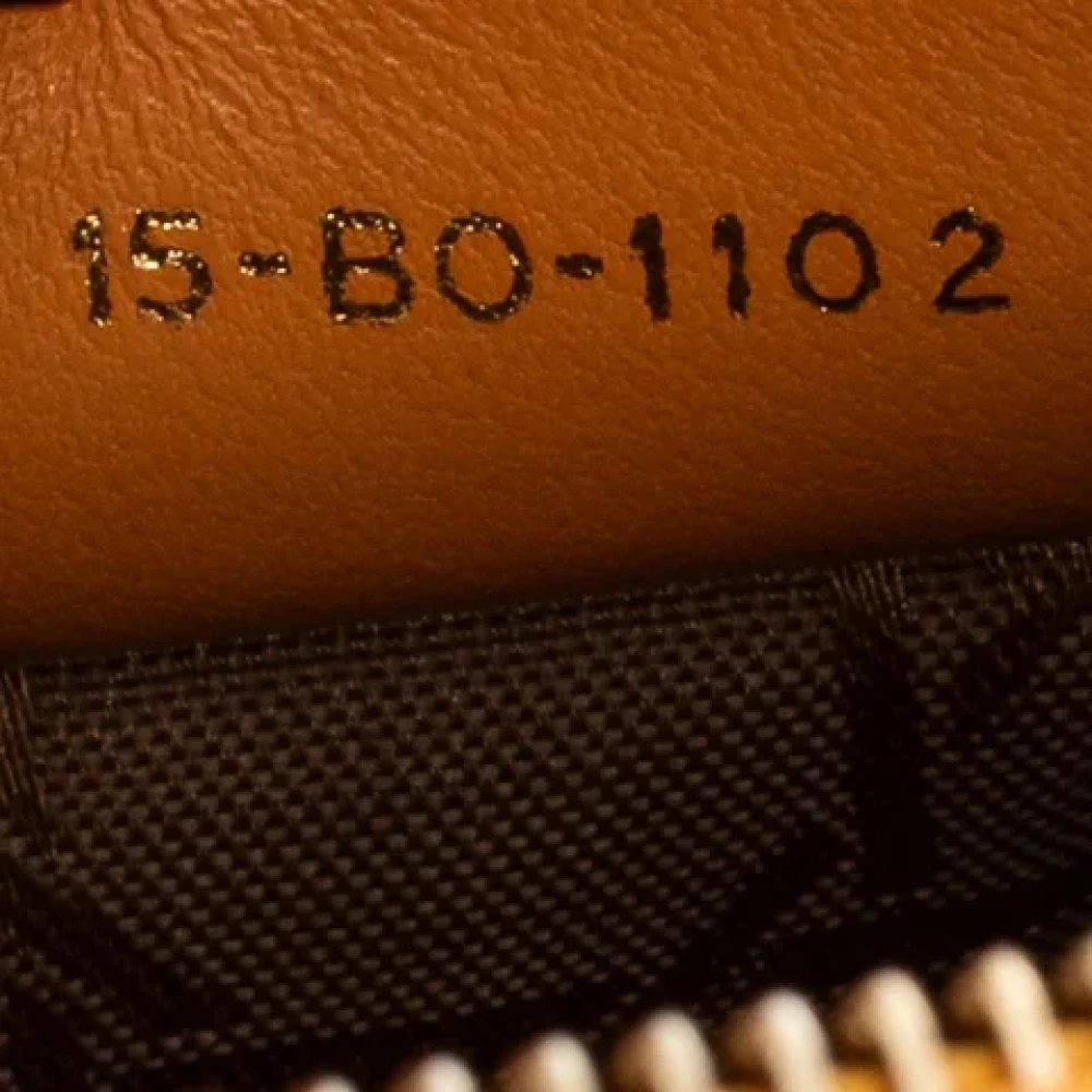 Dior Vintage Pre-owned Leather dior-bags Orange Dames