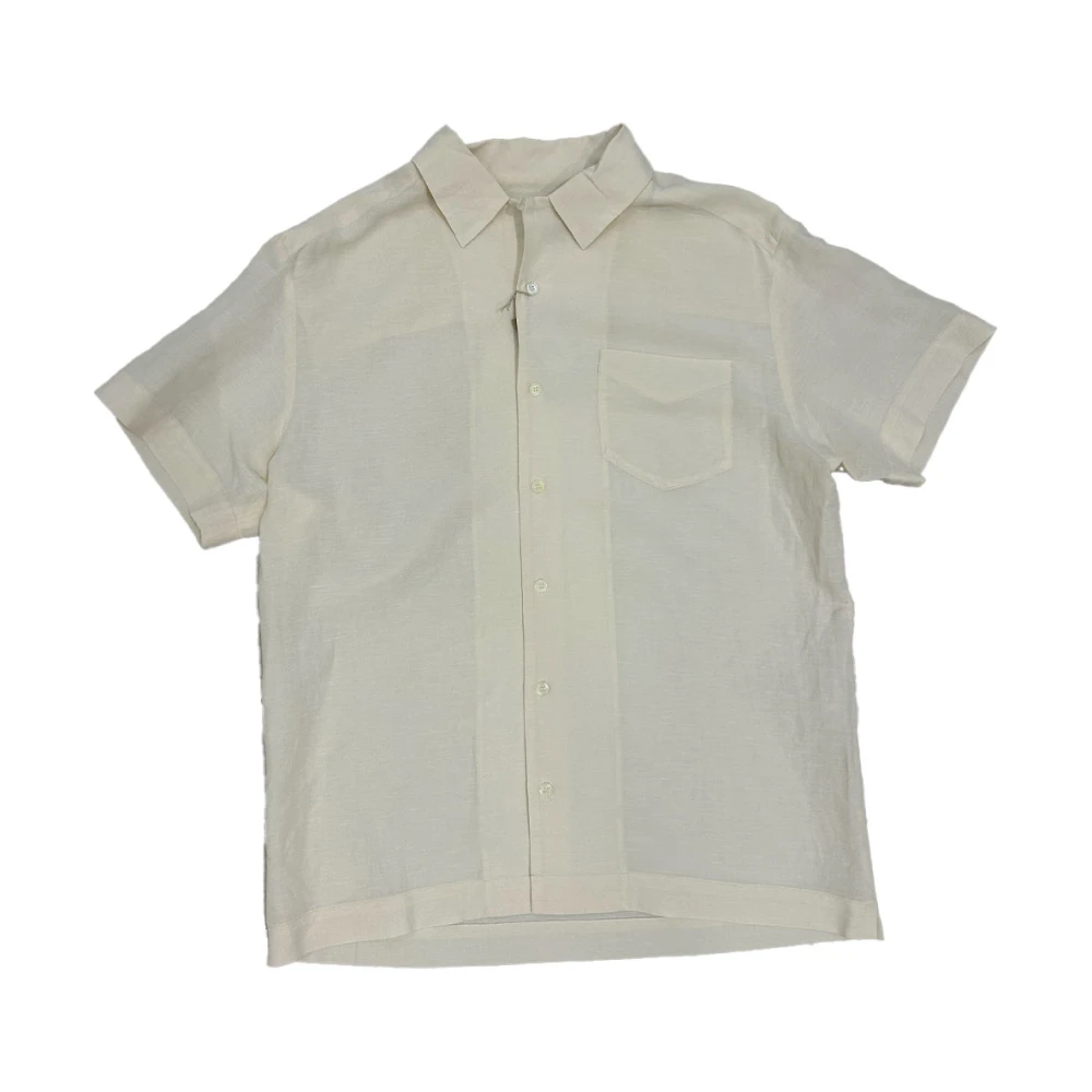 A.p.c. Oversized Korte Mouw T-shirt Beige Heren