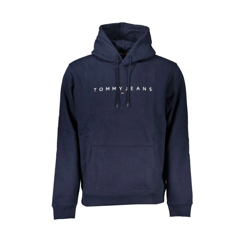 Tommy Hilfiger Gezellige Hoodie met Borduurwerk Blue Heren