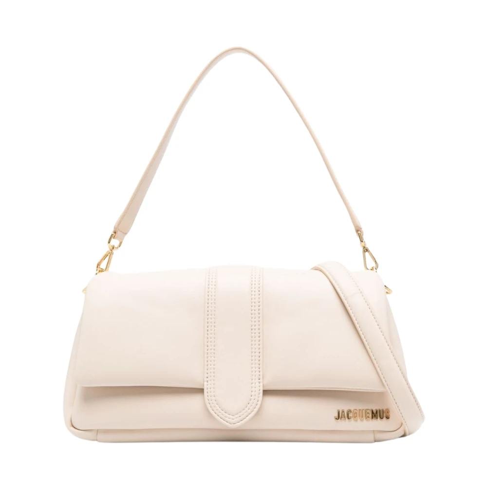 Jacquemus Beige Gewatteerde Leren Schoudertas Beige Dames