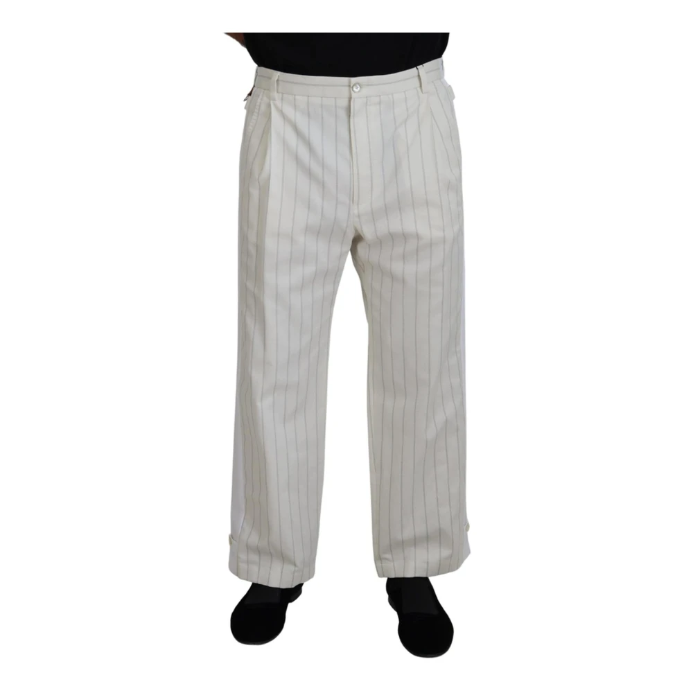 Trousers > Straight Trousers - - Dolce & Gabbana - Modalova