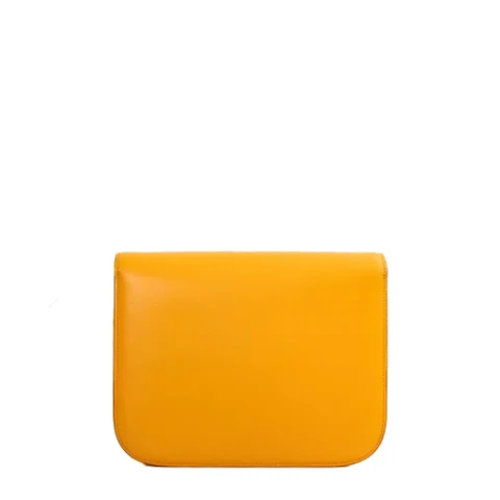 Celine Vintage Pre-owned Leather celine-bags Yellow Dames