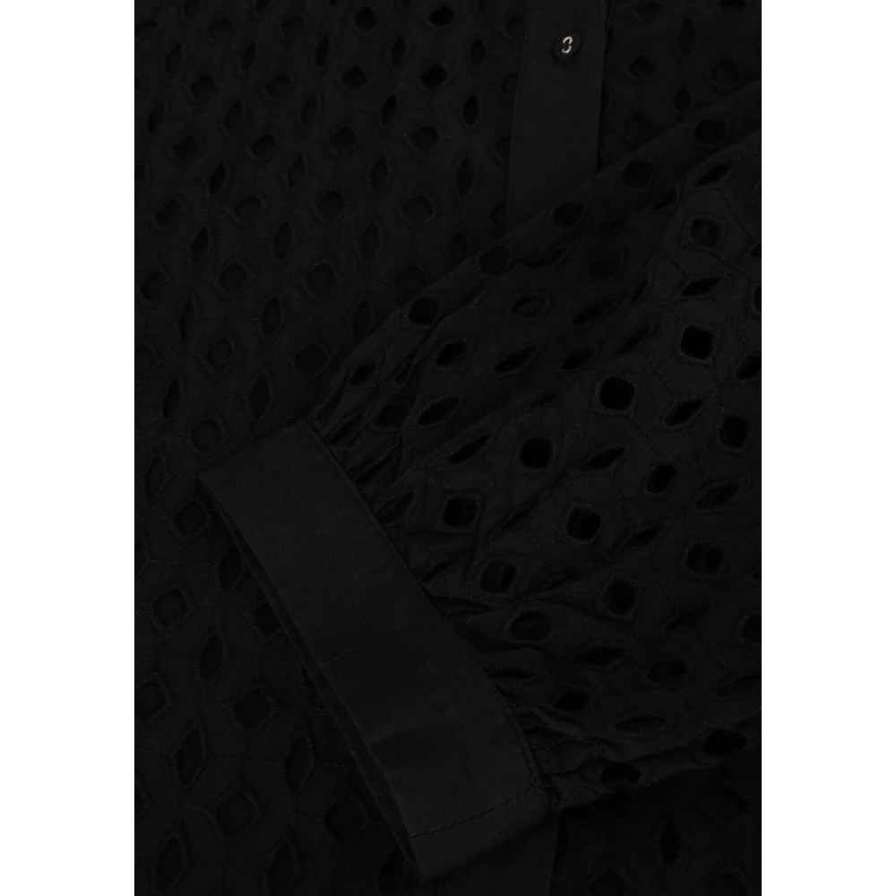 Y.A.S Elegante Zwarte Midi Jurk Black Dames