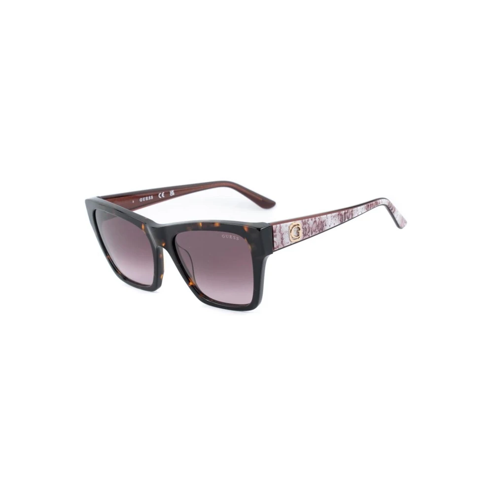 Guess Women's Brown Acetate Sunglasses With Uv Protection
