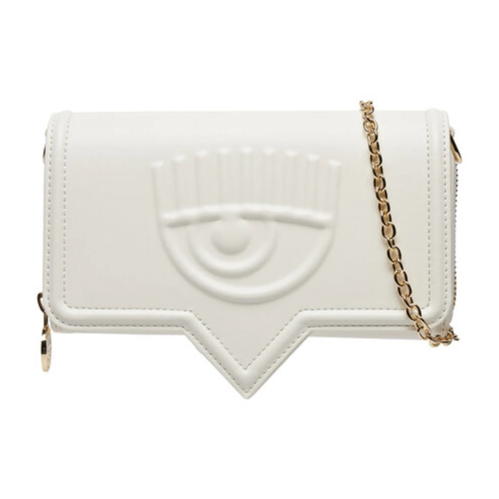 Chiara Ferragni Collection Iconische Portemonnee voor Moderne Vrouwen White Dames