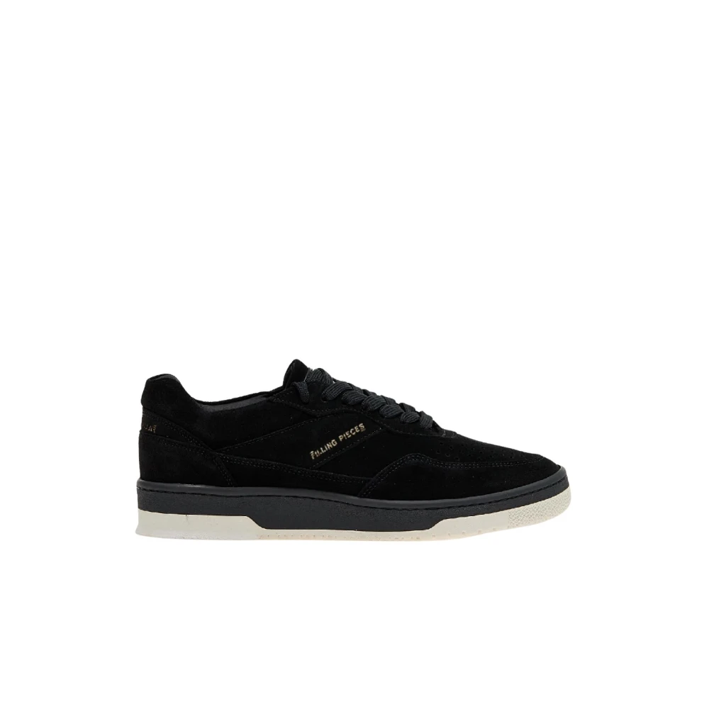 Filling Pieces Zwarte Suède Ace Sneakers Heren Schoenen