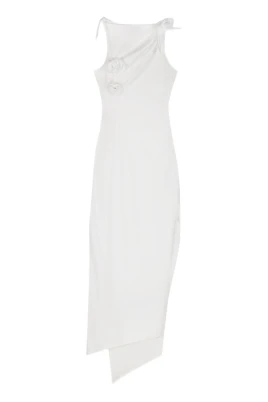 Asymmetric Flower Dress