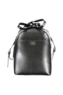 svart-polyester-ryggsack-med-justerbara-remmar