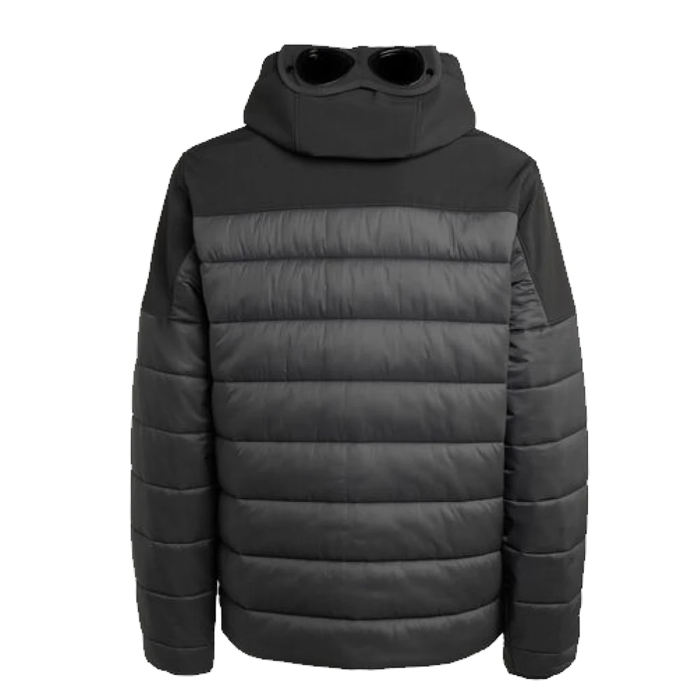C.P. Company Verstelbare Hooded Goggle Jas Black Heren
