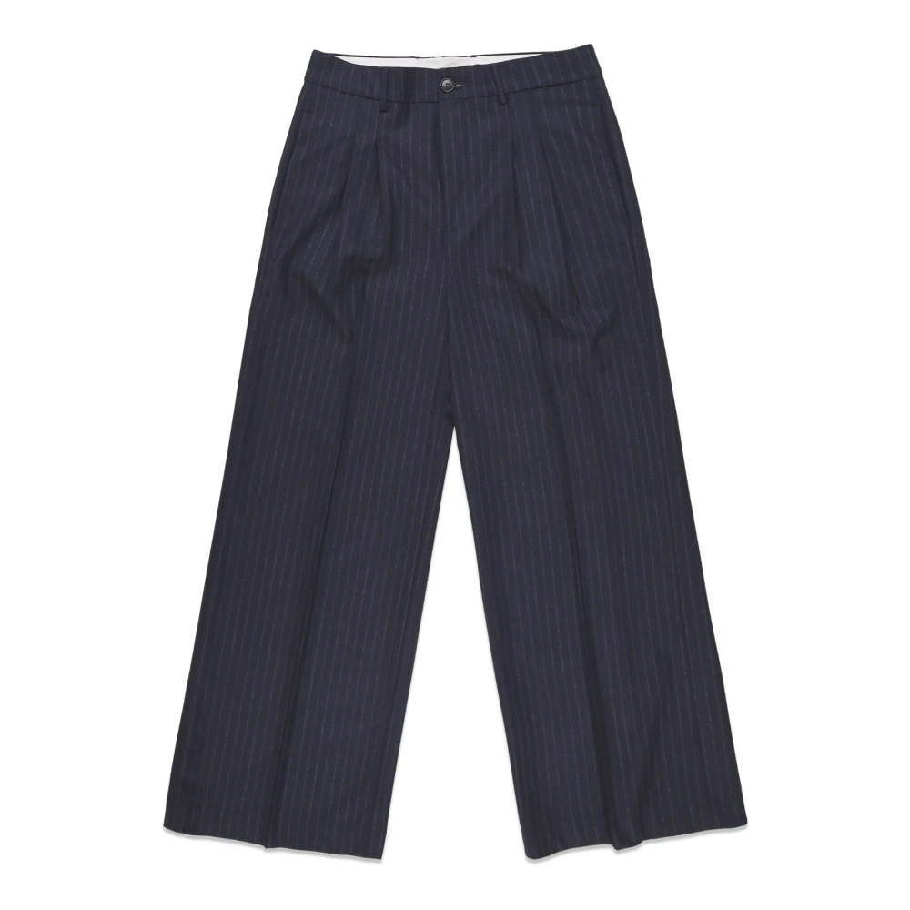 Philippe Model Women's Blue Trousers - Wide Trousers - L - Trousers