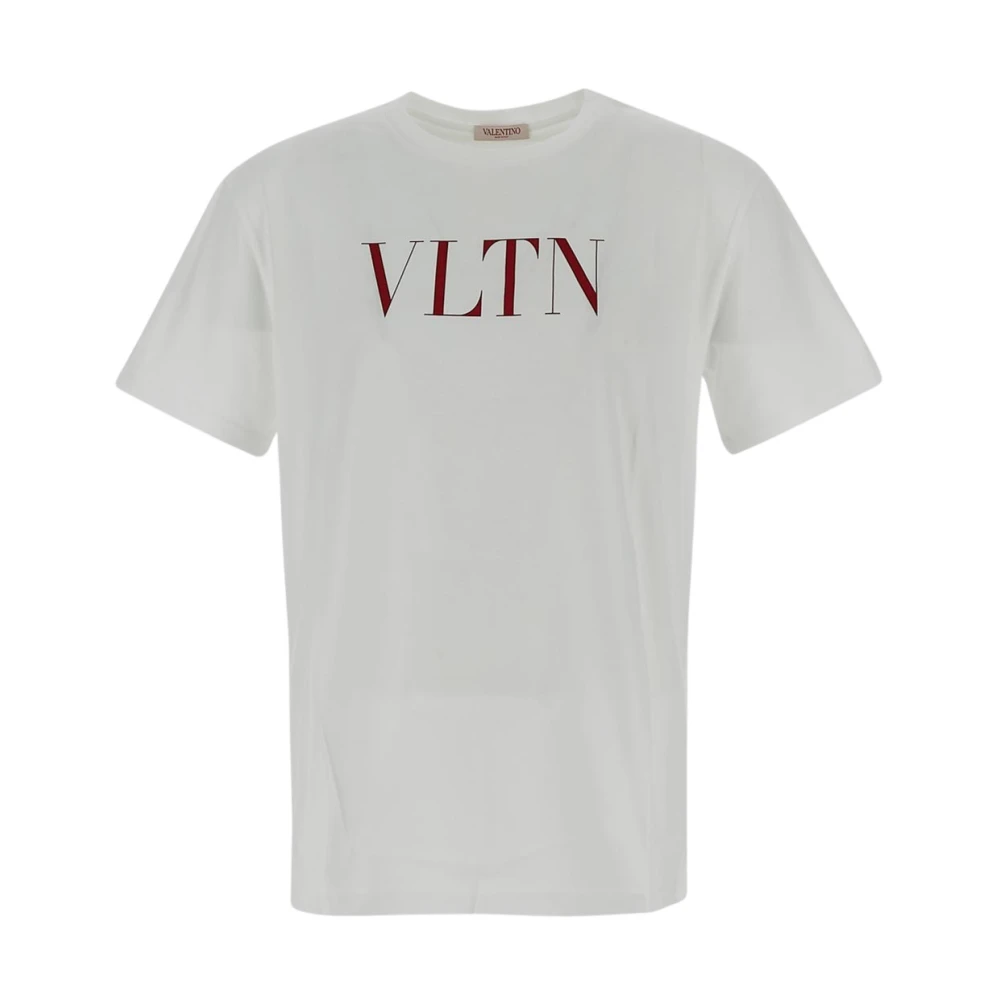 Valentino Stijlvolle Tee met Vltn Ontwerp White Heren