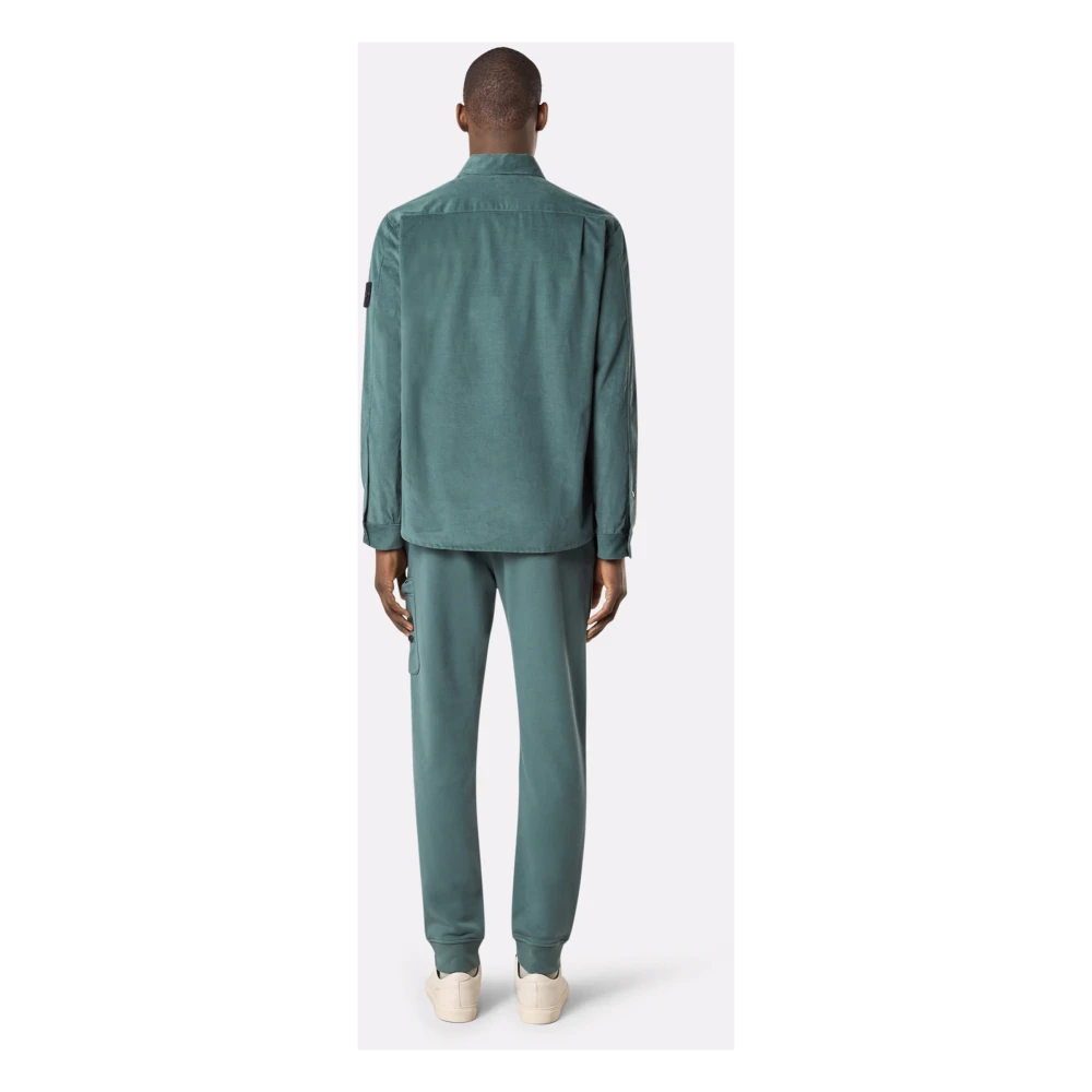 Stone Island Groene jas met zakken Green Heren