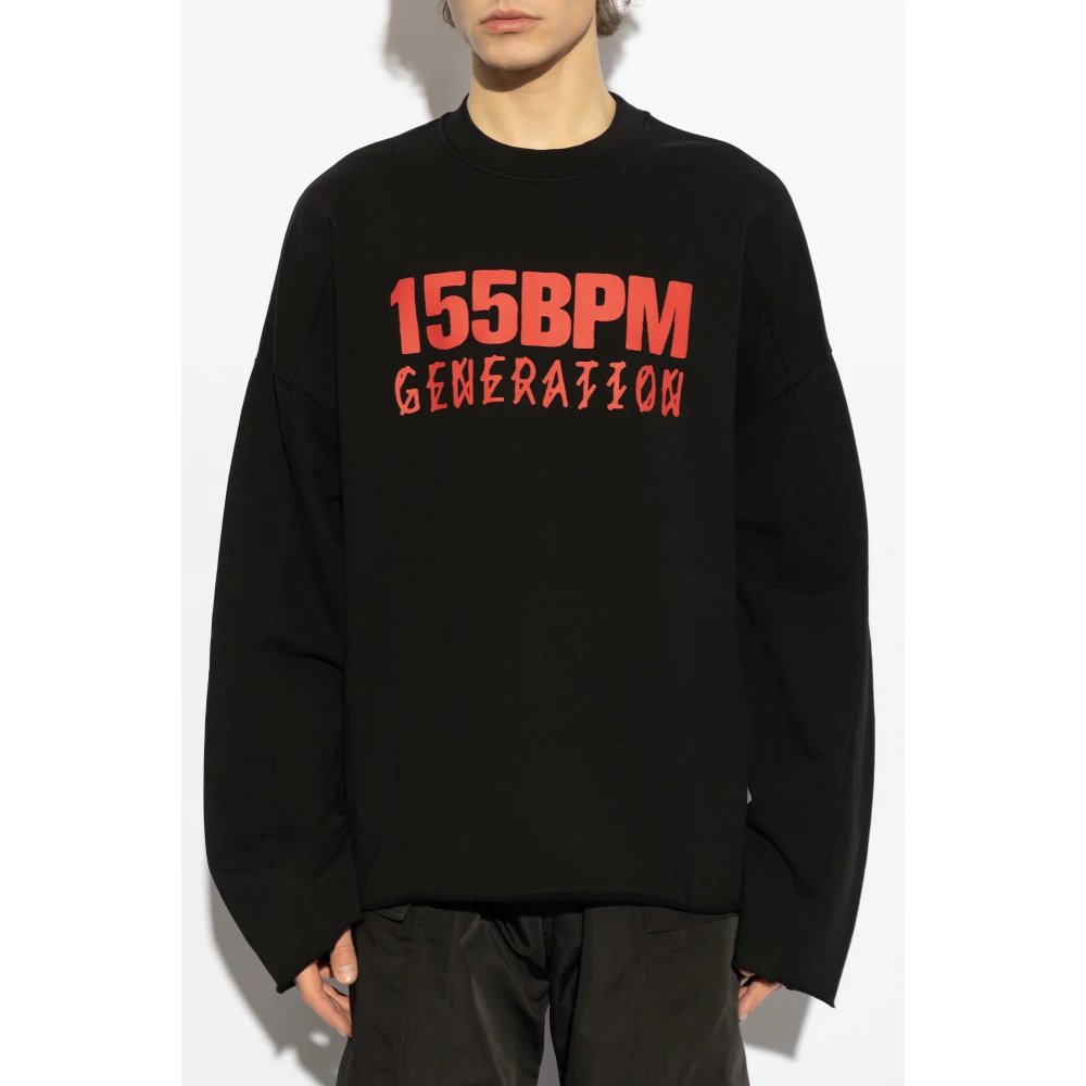 44 Label Group Sweatshirt met print Black Heren