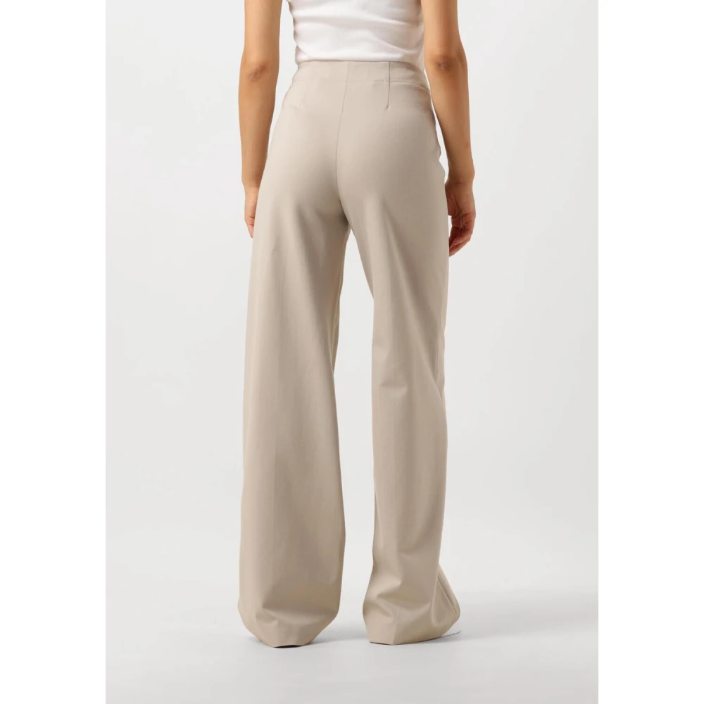 drykorn Wijde zandkleurige broek Beige Dames