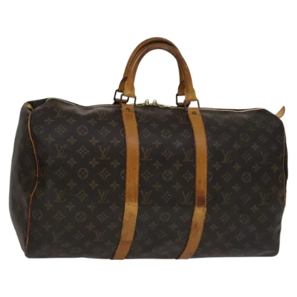 Louis Vuitton Vintage Pre-owned Canvas travel-bags Brown Dames