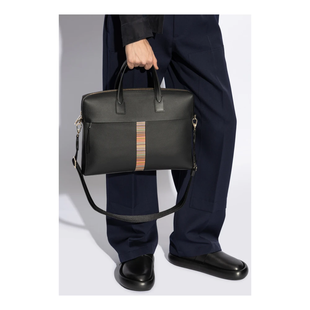 Paul Smith Handtas voor documenten Black Heren