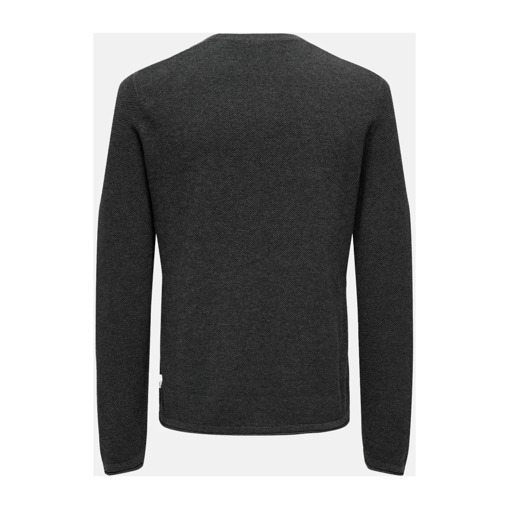 Only & Sons Stijlvolle Gebreide Collectie Black Heren
