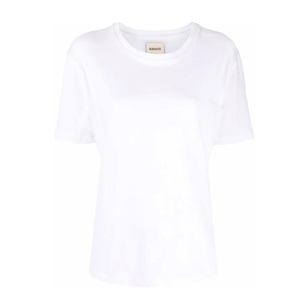 Khaite Korte Mouw T-shirt White Dames