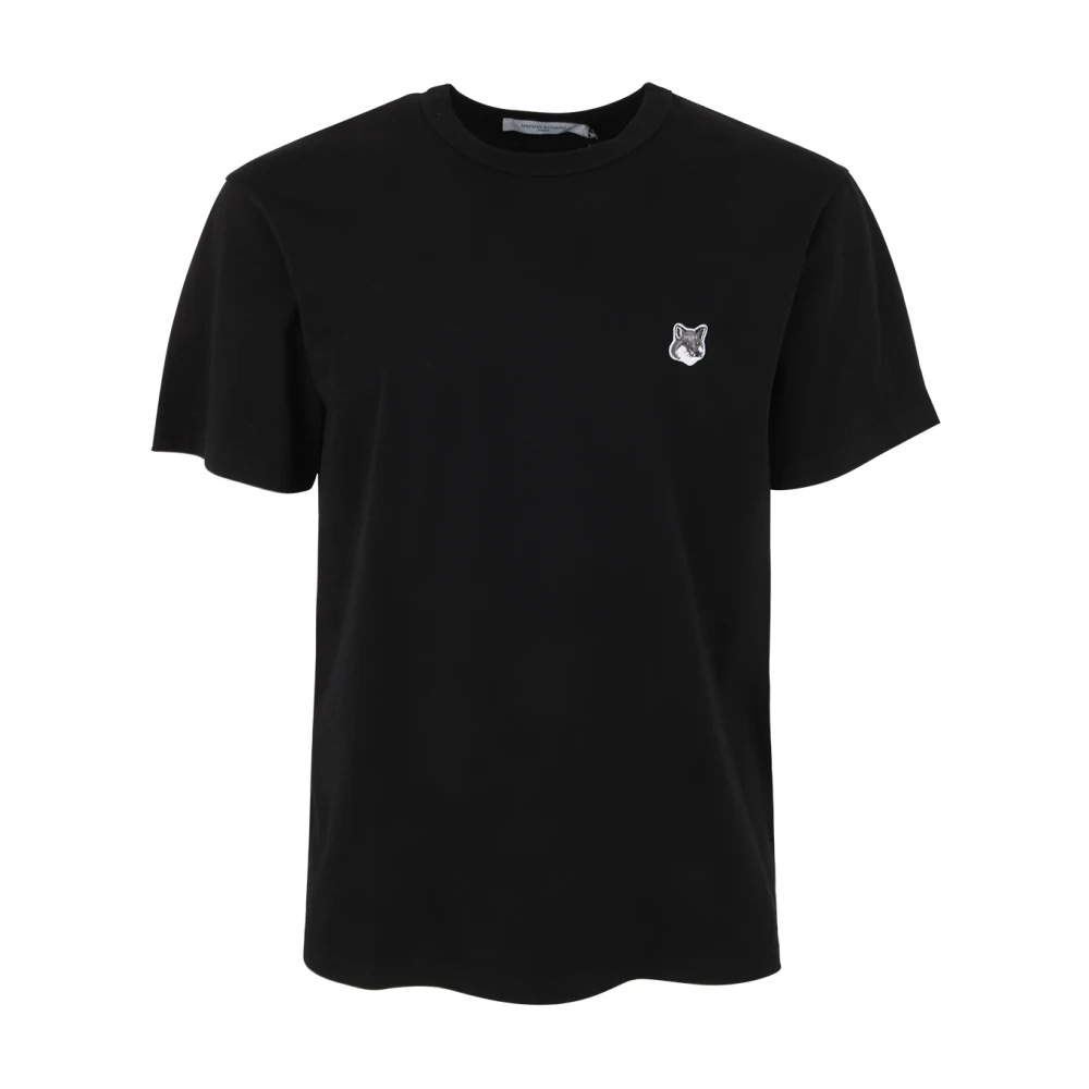 Maison Kitsuné T-Shirts Black Heren