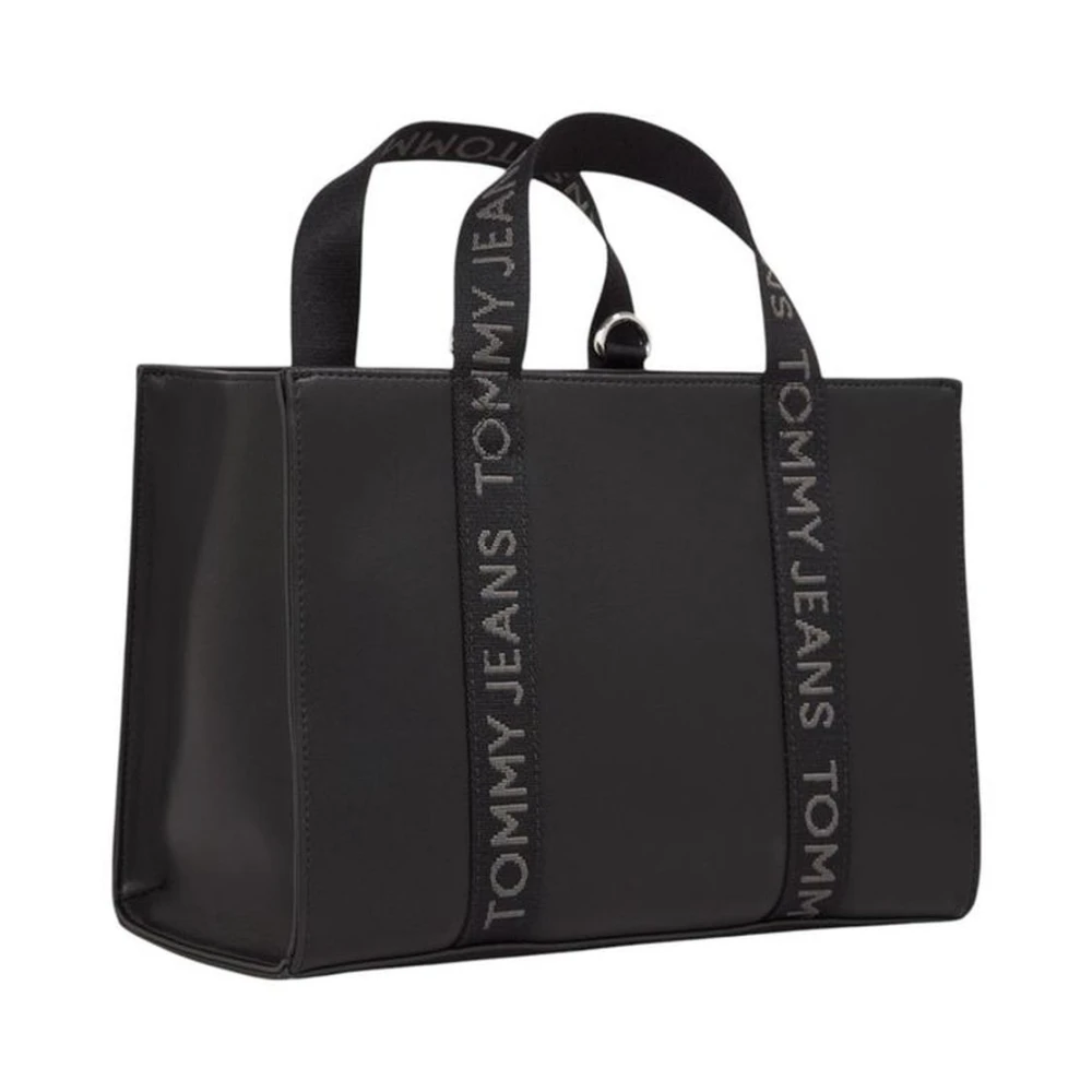 Tommy Jeans Polyurethaan Handtas voor Vrouwen Black Dames