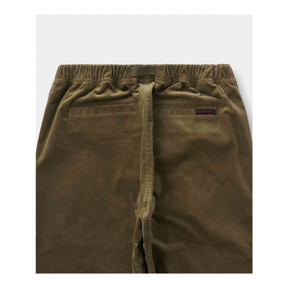 Gramicci Ribfluwelen Broek Olijfgroen Green Heren