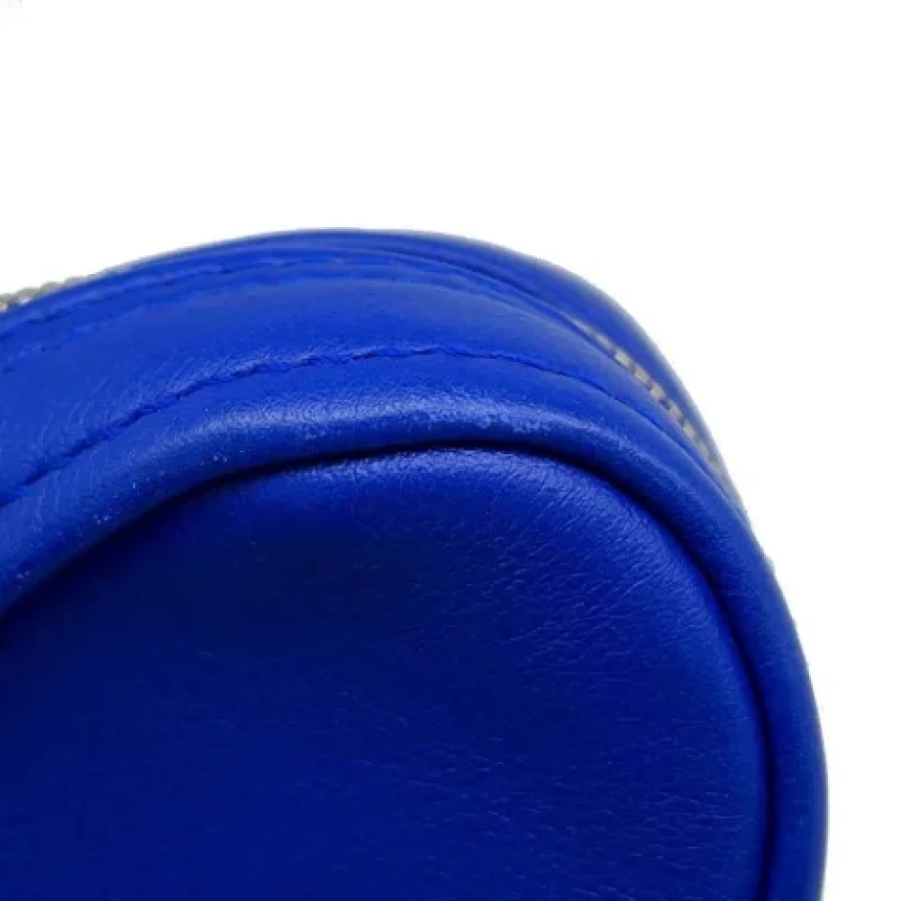 Balenciaga Vintage Pre-owned Leather clutches Blue Dames