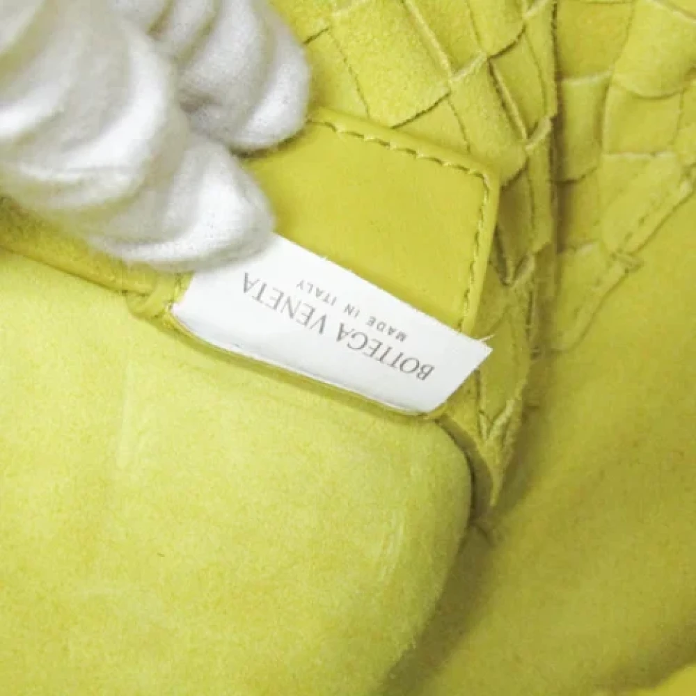 Bottega Veneta Vintage Pre-owned Leather backpacks Yellow Dames