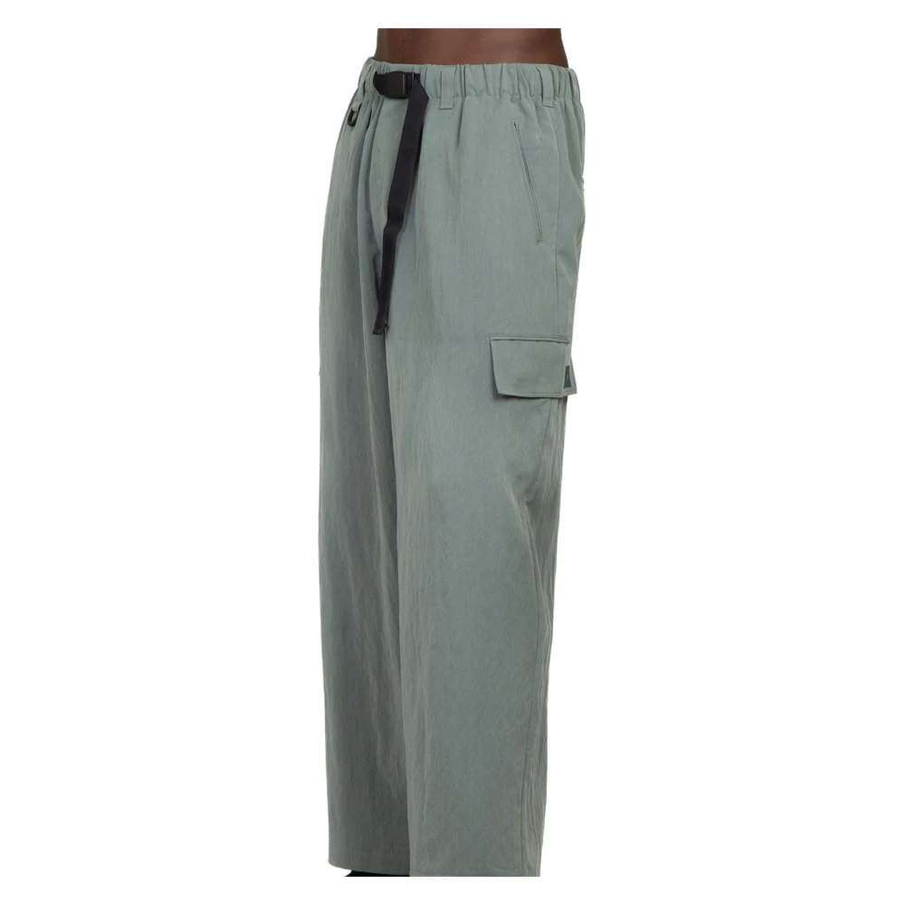 Y-3 Stone Green Wide Pants Green Heren