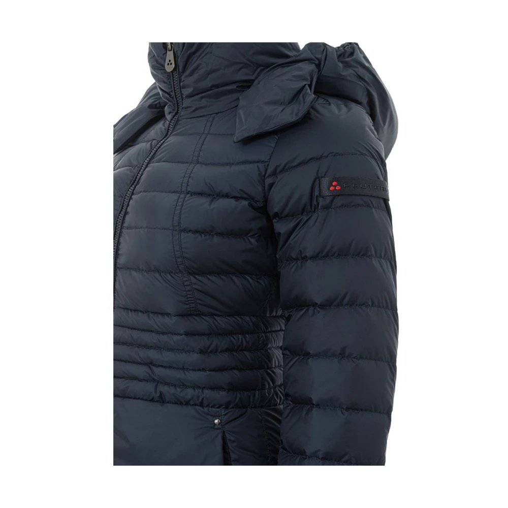 Peuterey Stijlvolle Blauwe Polyamide Jas voor Vrouwen Blue Dames
