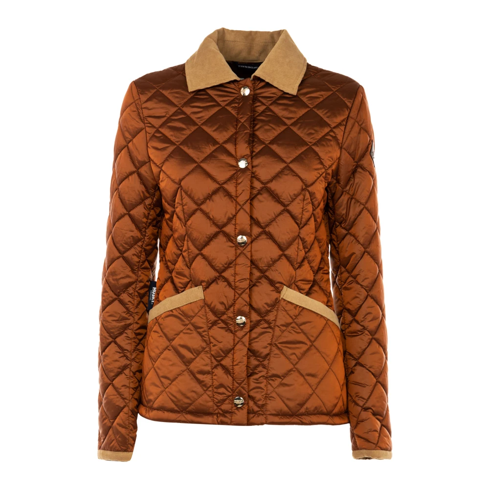 Husky Original Gewatteerde jas Elizabeth Elegant en comfortabel Brown Dames