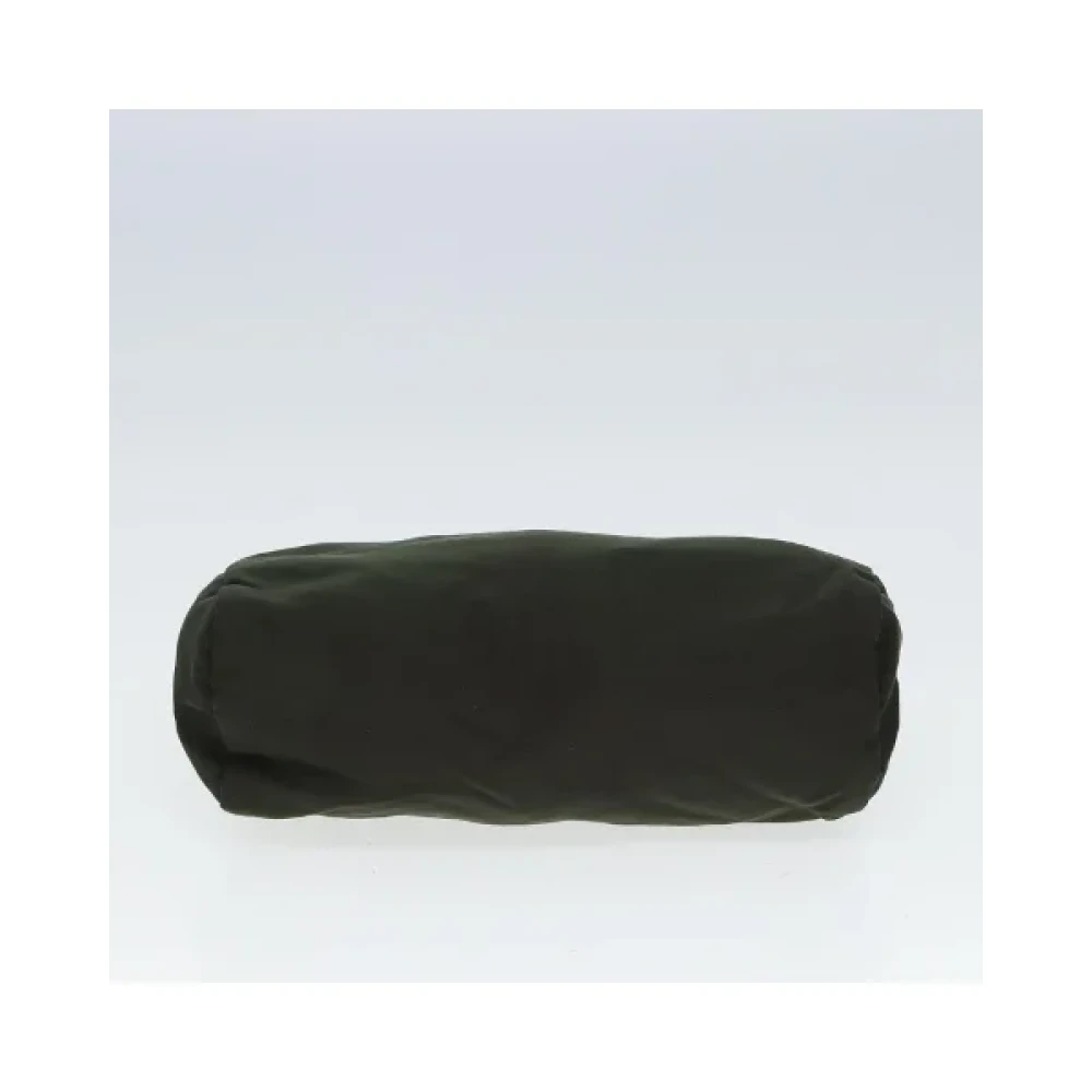 Prada Vintage Pre-owned Nylon prada-bags Green Dames