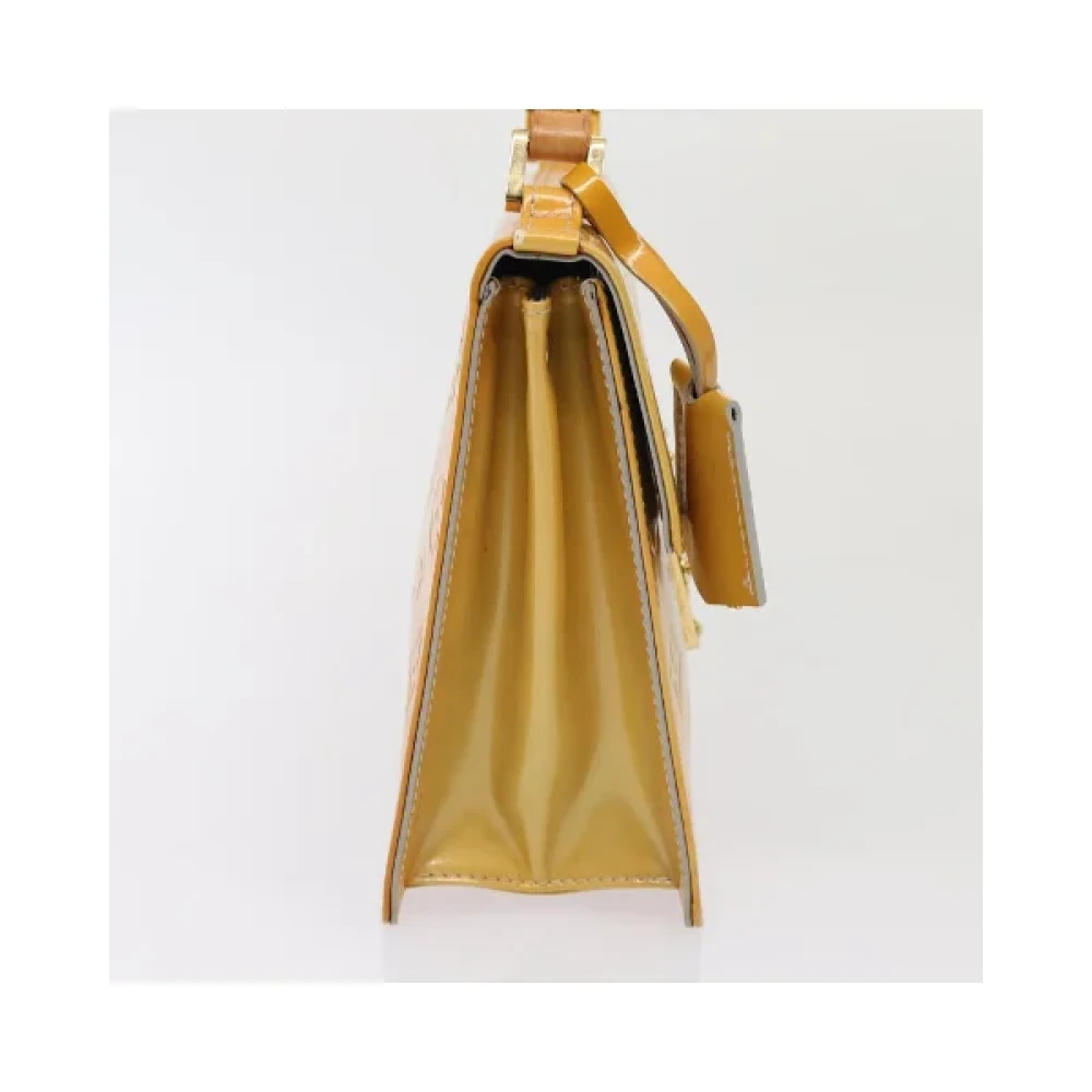 Louis Vuitton Vintage Pre-owned Leather louis-vuitton-bags Yellow Dames