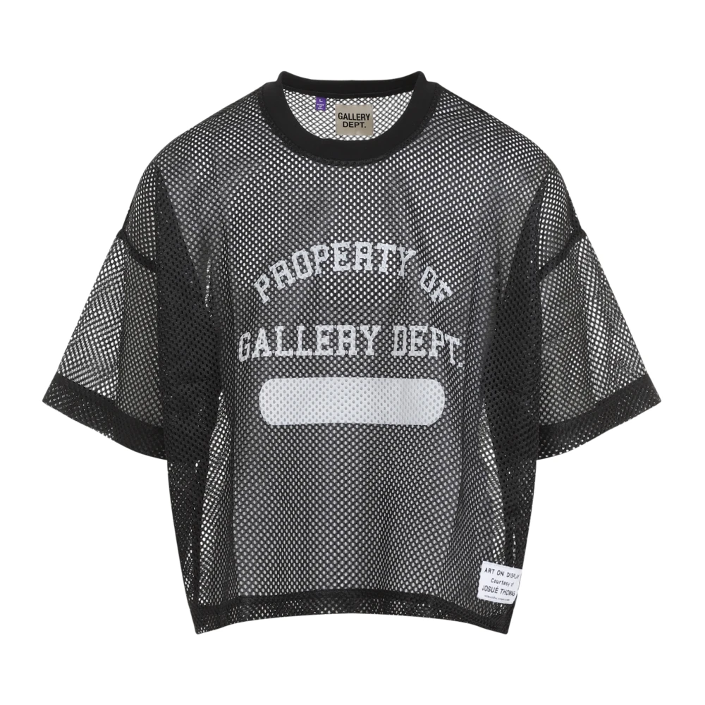 Gallery Dept. Zwarte T-shirt voor mannen Aw24 Black Heren