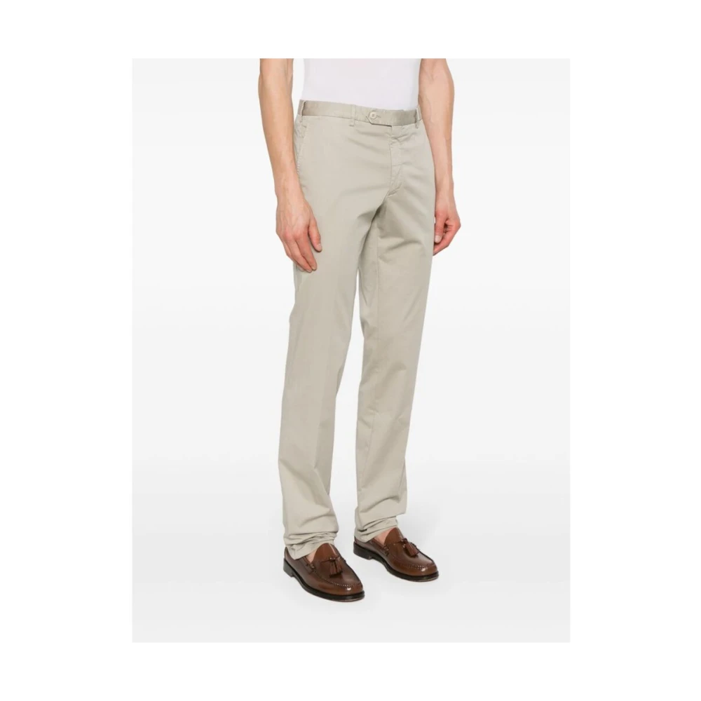Rota Straight Trousers Beige Heren