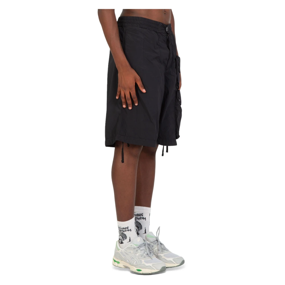 Ten C Cargo Shorts met Meerdere Zakken Black Heren