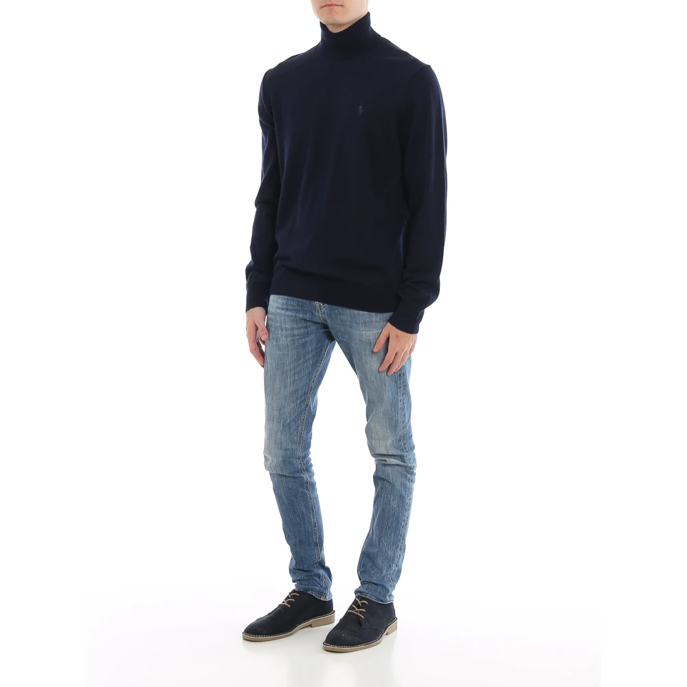 Ralph Lauren Dolcevita Merinos Sottile Blue Heren