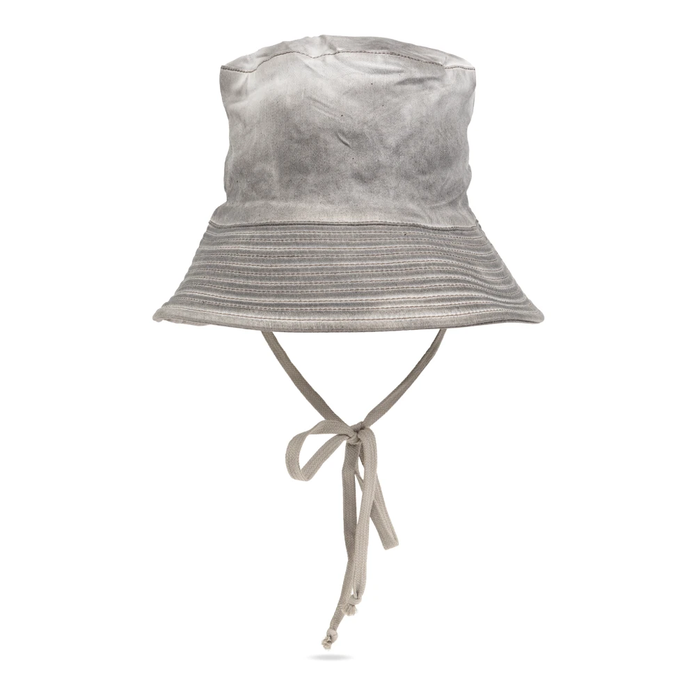 Rick Owens Hoed met linten Gray Heren
