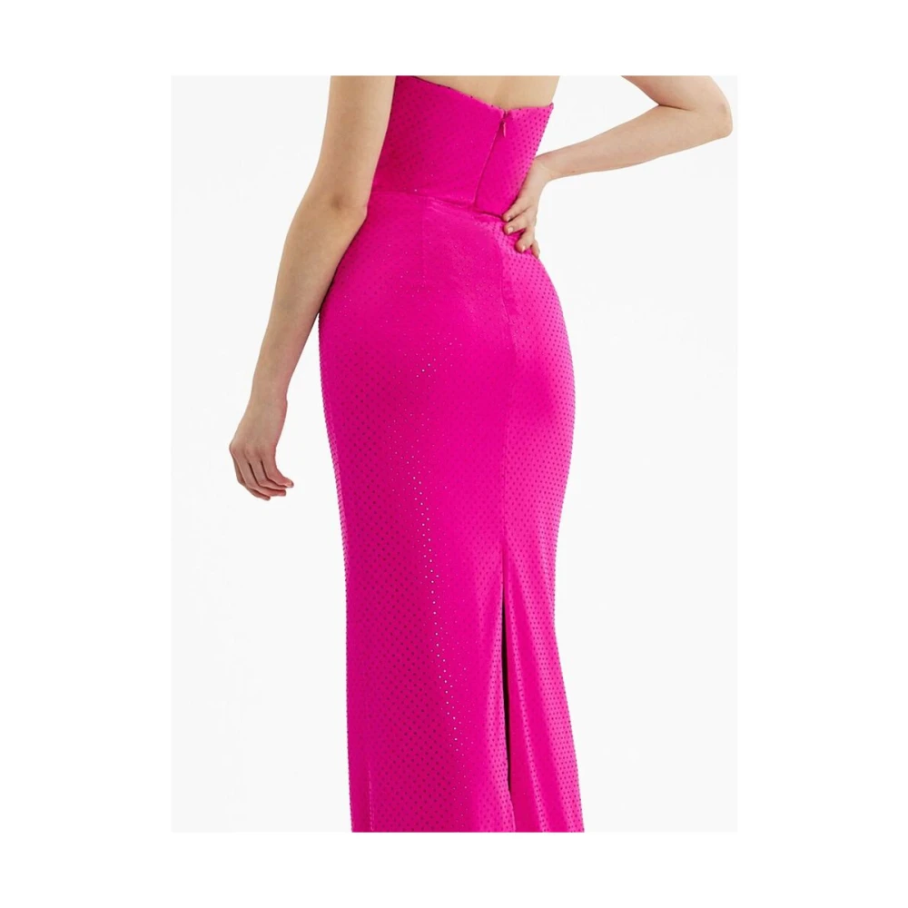 Rebecca Vallance Kristalversierde Roze Strapless Jurk Pink Dames