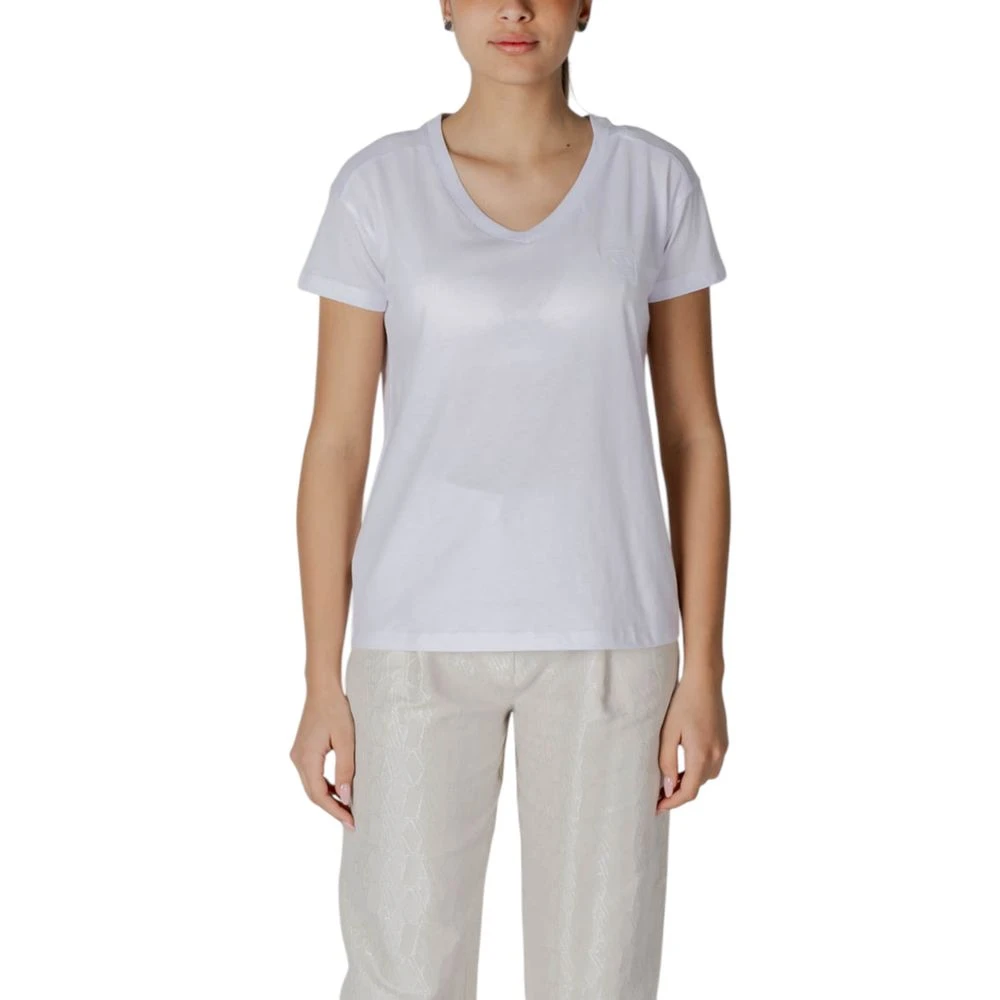 Armani Exchange Mujer Blanco Camisetas, Talla: S