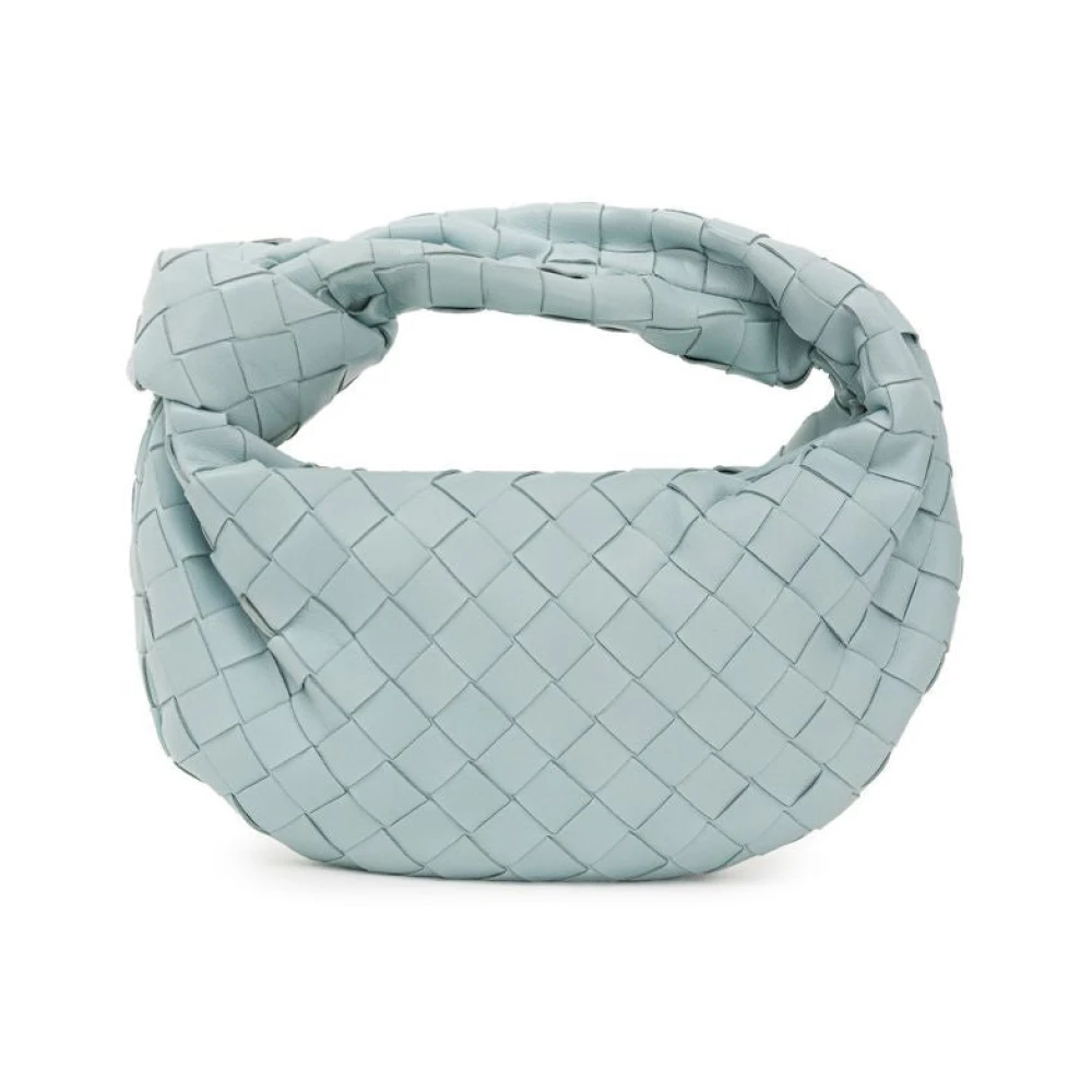 Bottega Veneta Blauwe Leren Handtas Blue Dames